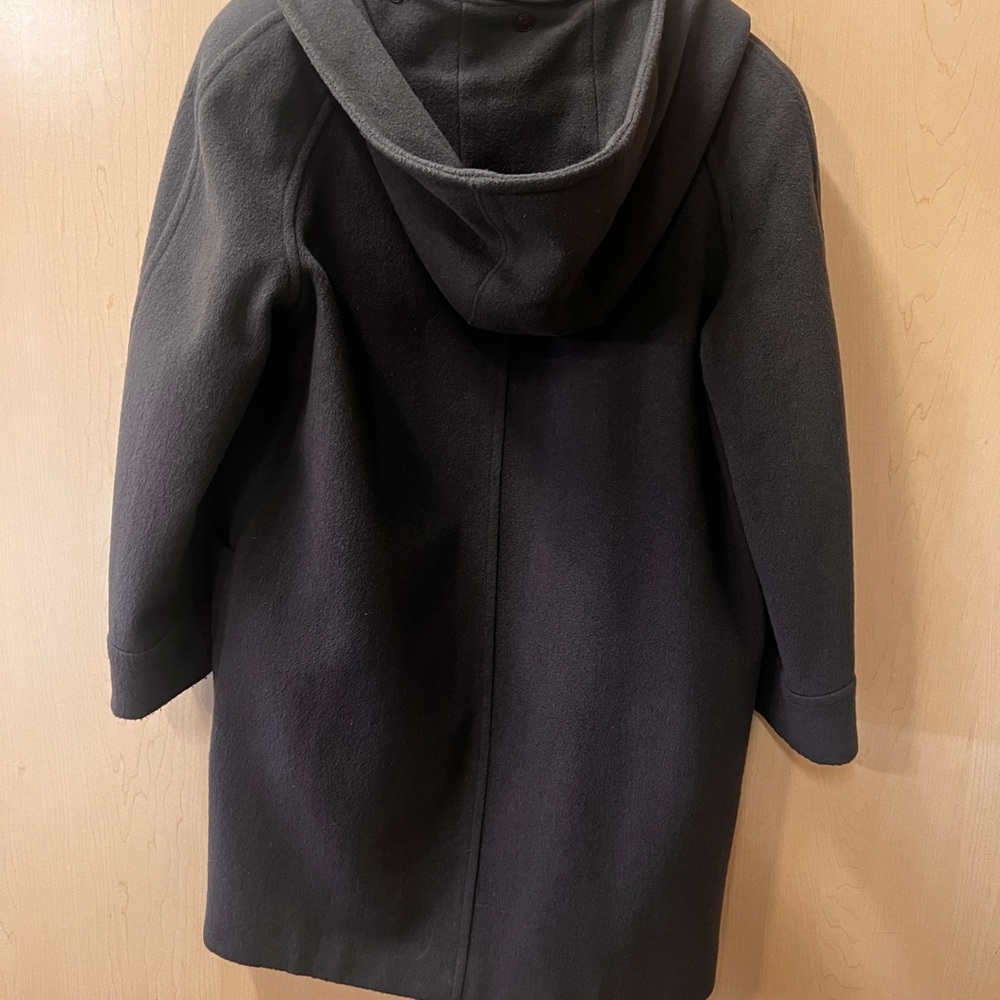 Macintosh Taupe Hooded Coat - Picture 10 of 12